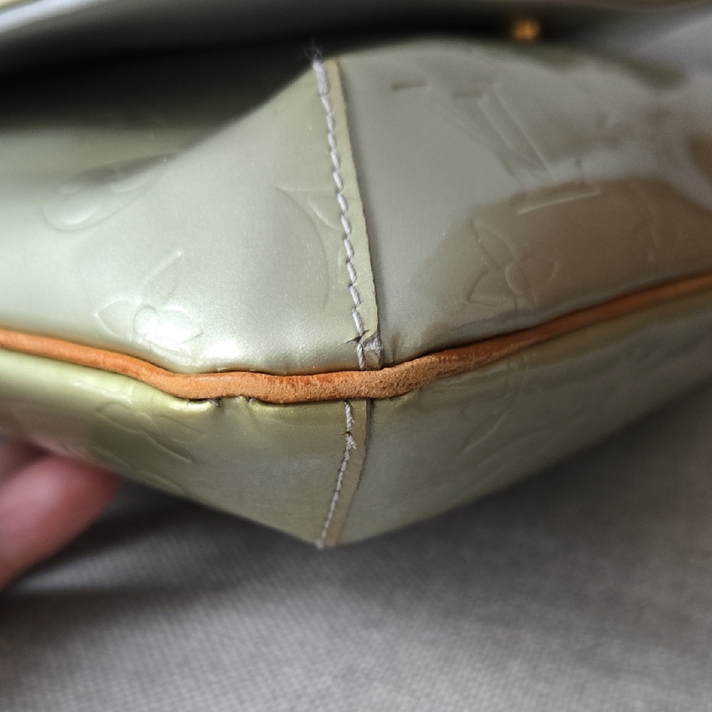 Louis Vuitton Taupe Vernis Monogram Shoulder Bag - Picture 5 of 15